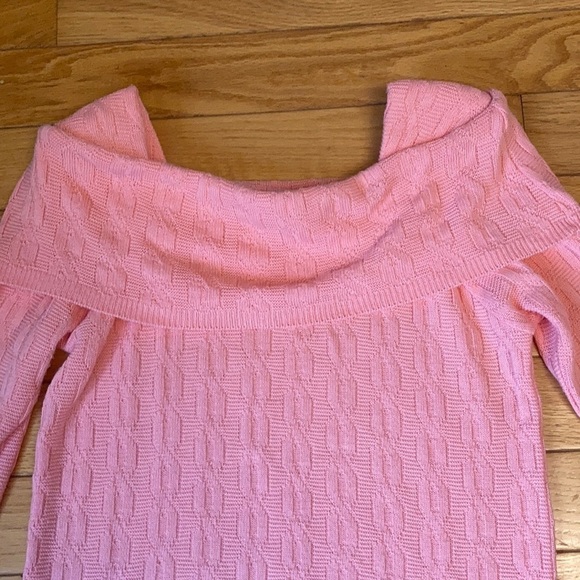 Vintage sweater Pink 3/4 Sleeve - Picture 2 of 6
